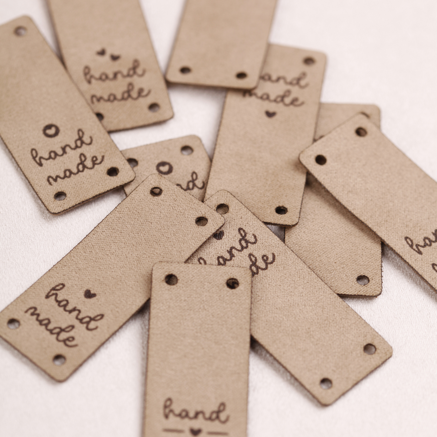 Handmade Labels zum Aufnähen - 10 Stück