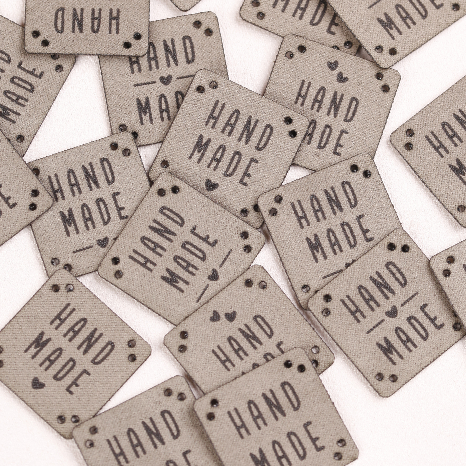 Lederlabel zum Aufnähen - 20 Stück