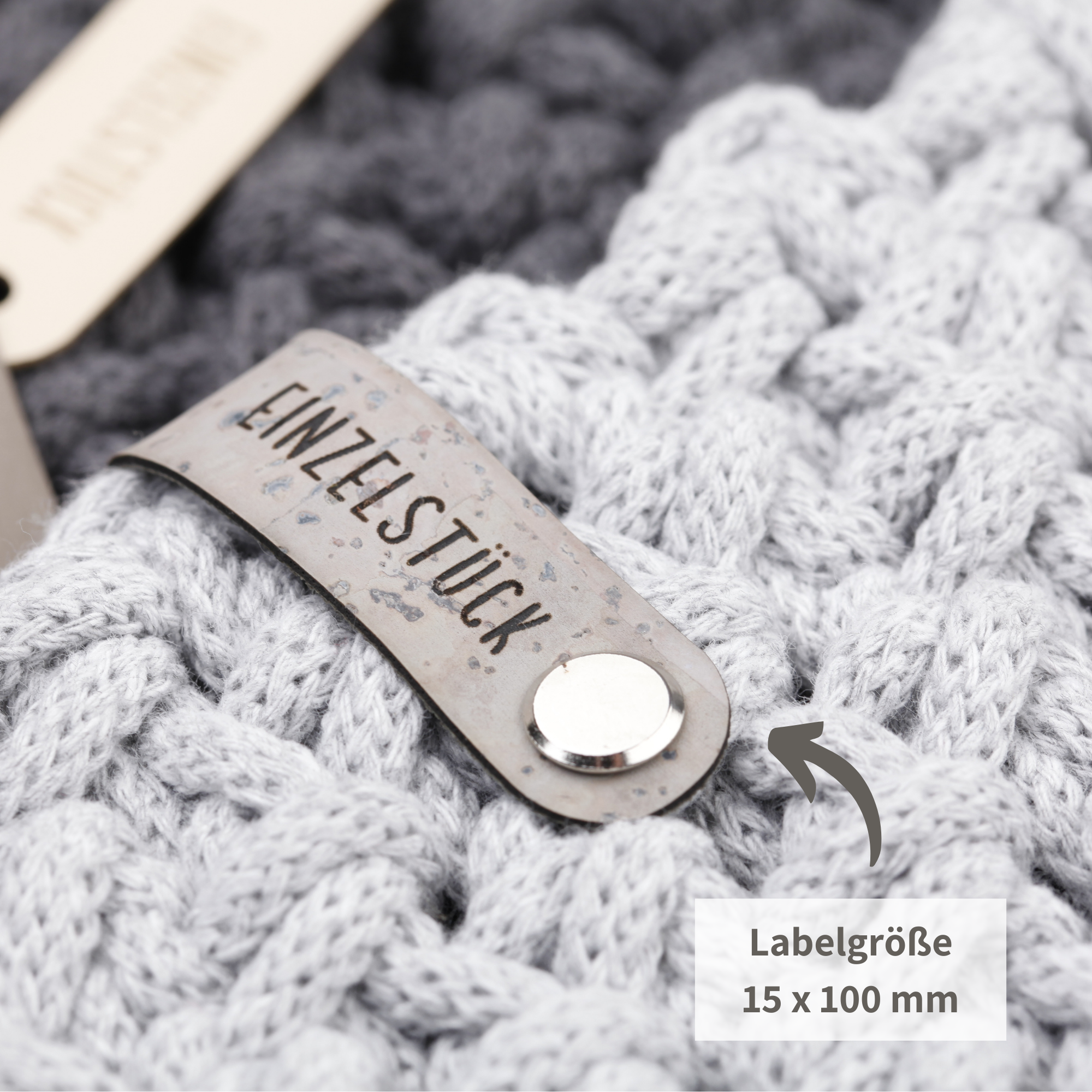 Label für Bobbiny Garn "Einzelstück"