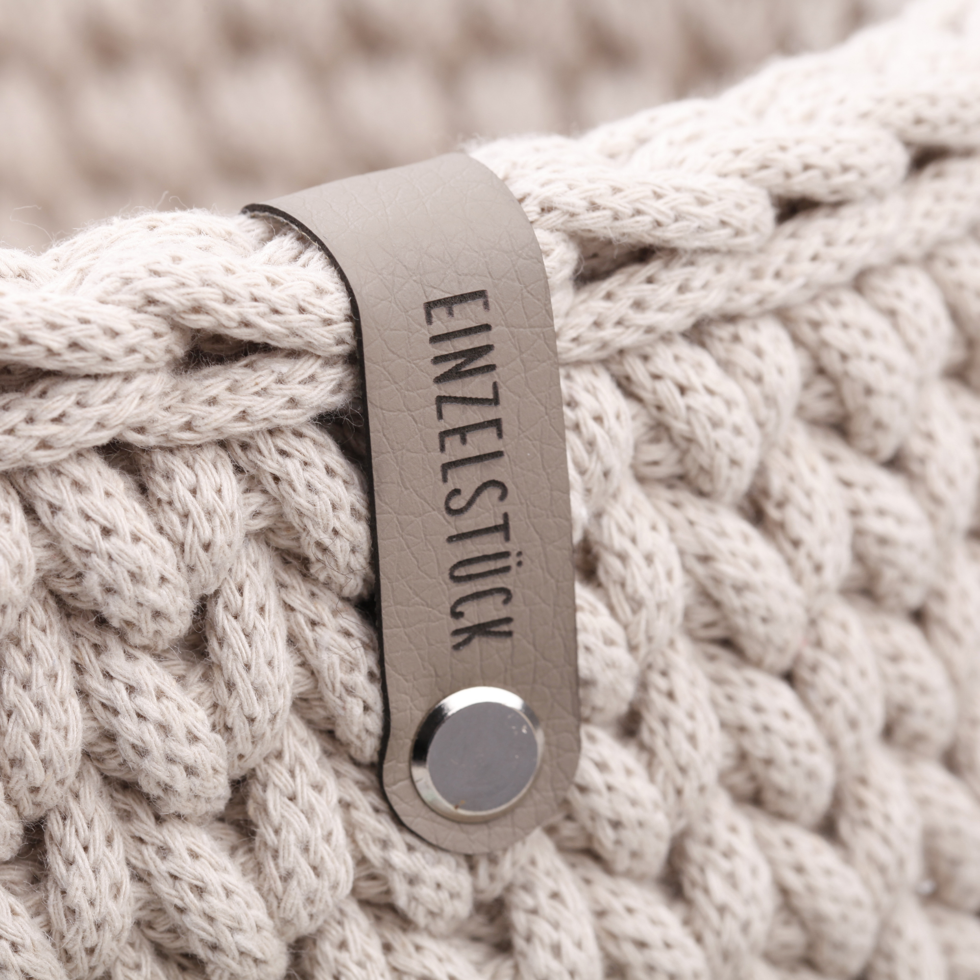 Label für Bobbiny Garn "Einzelstück"