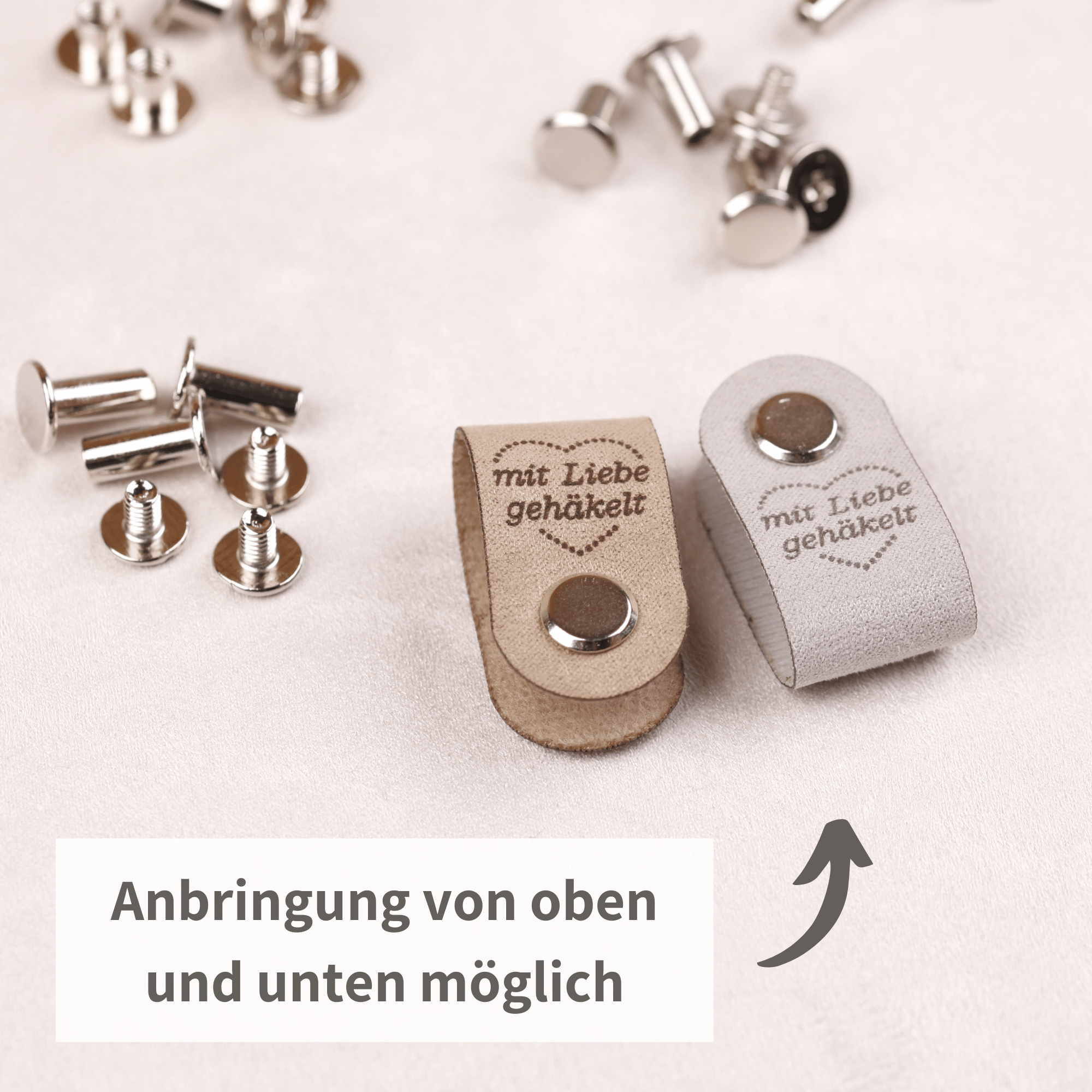 Label aus Kunstleder - 70-teiliges Starter-Set