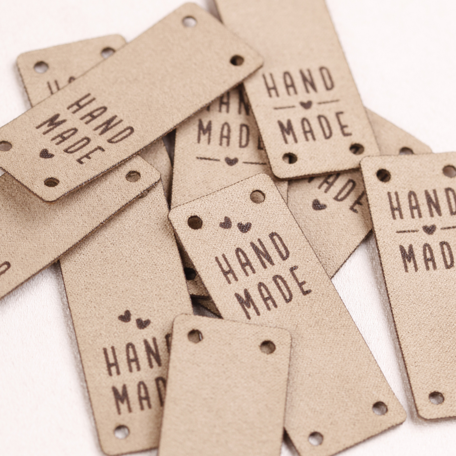 Handmade Label zum Annähen - 10 Stück
