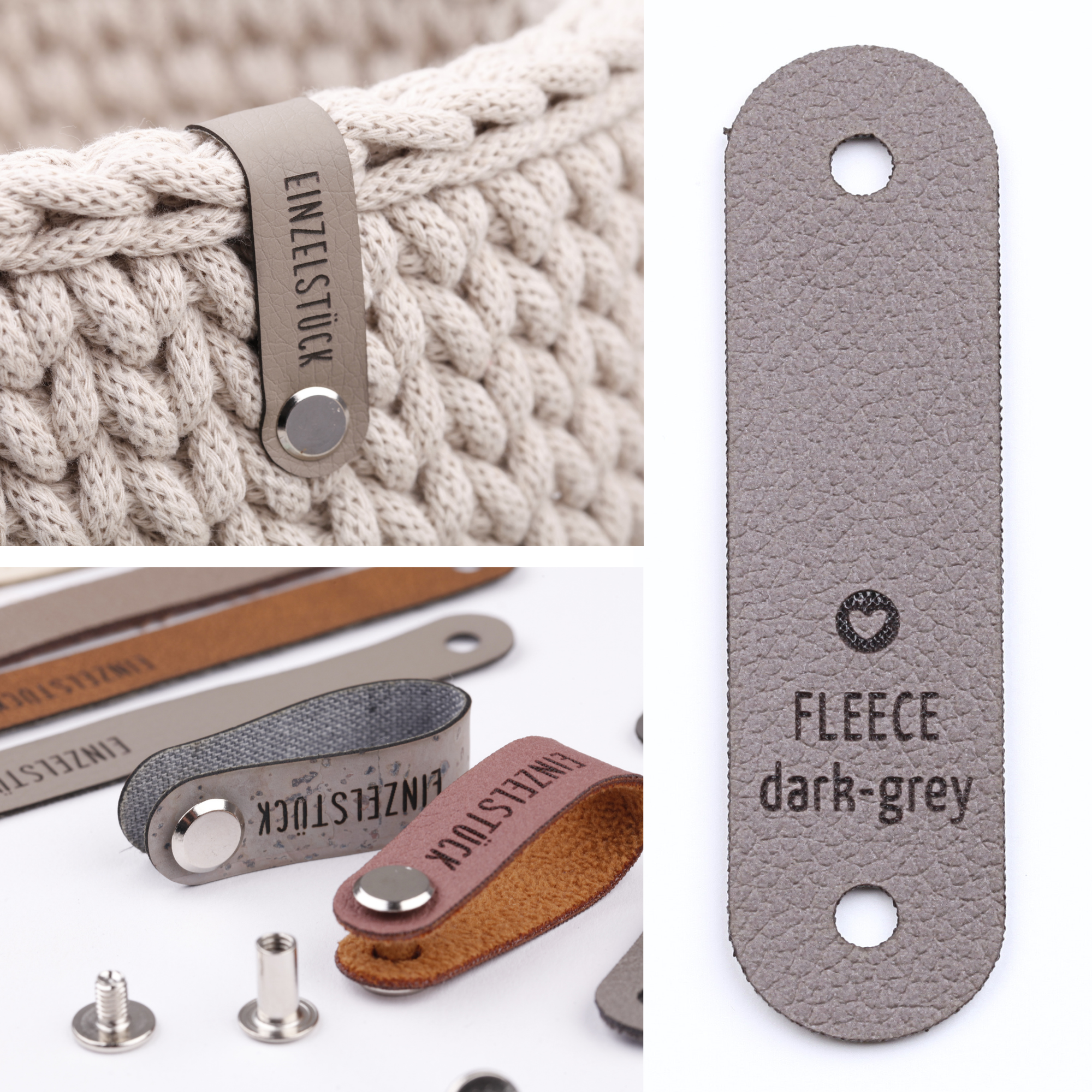 Label für Bobbiny Garn "Einzelstück"