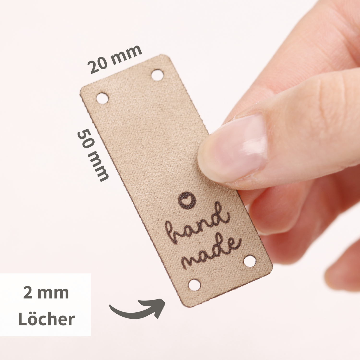 Handmade Labels zum Aufnähen - 10 Stück