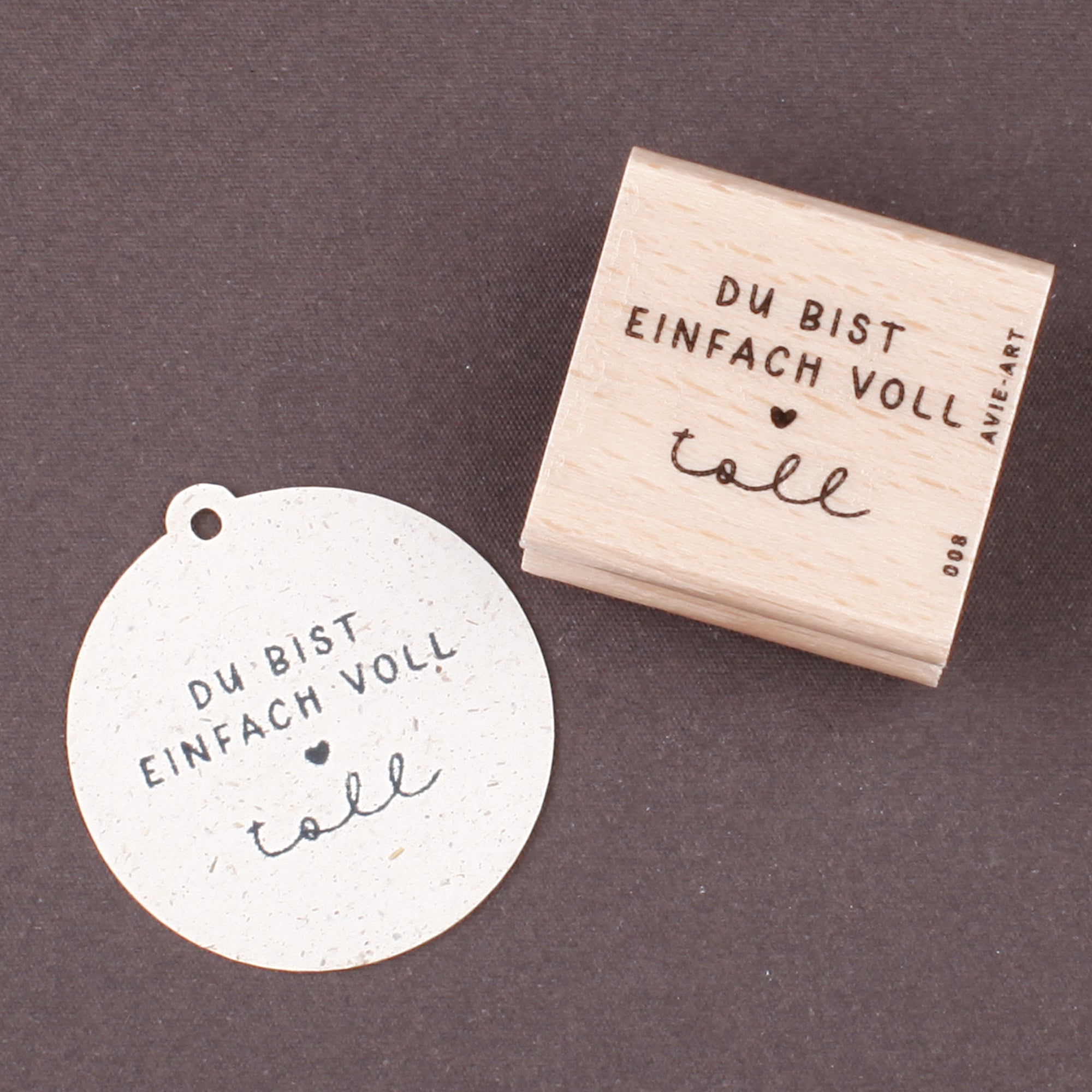 Stempel "Du bist einfach voll toll"