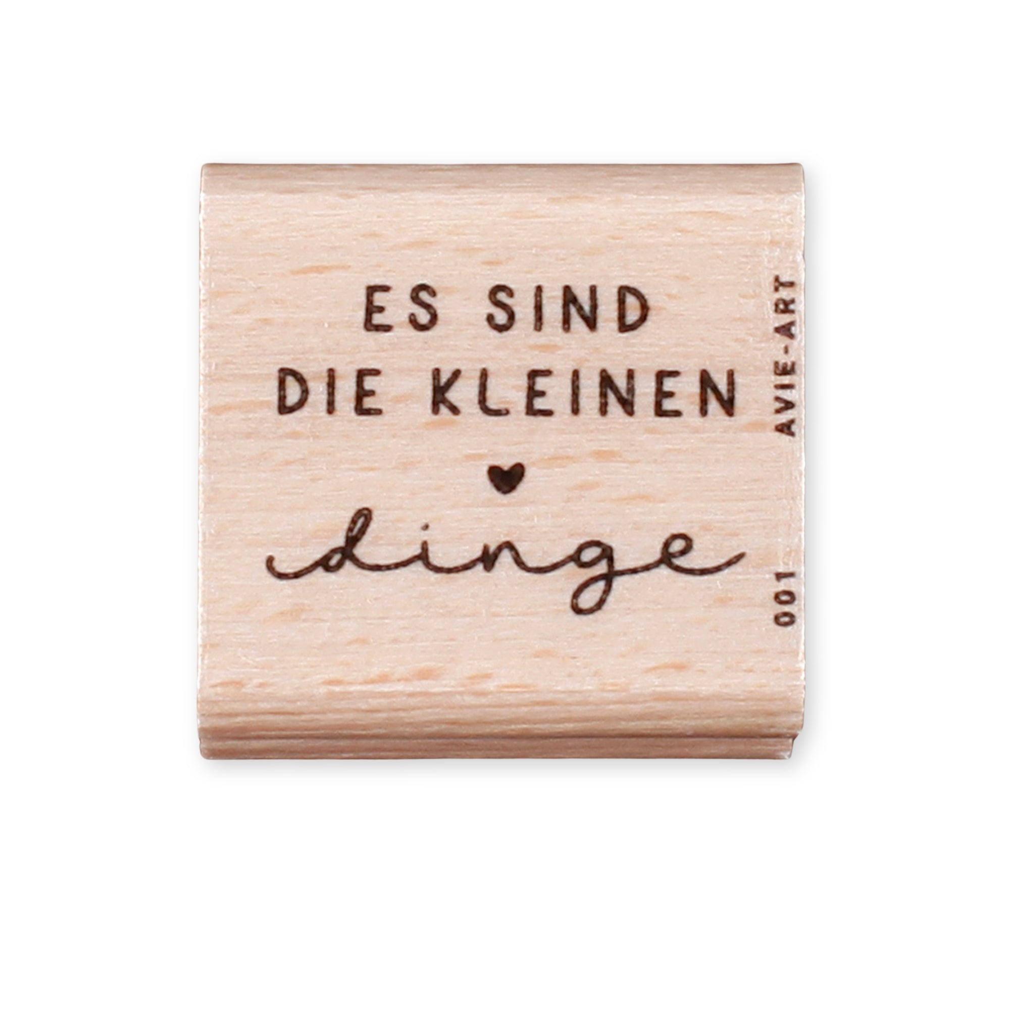 Stempel "Es sind die kleinen Dinge"