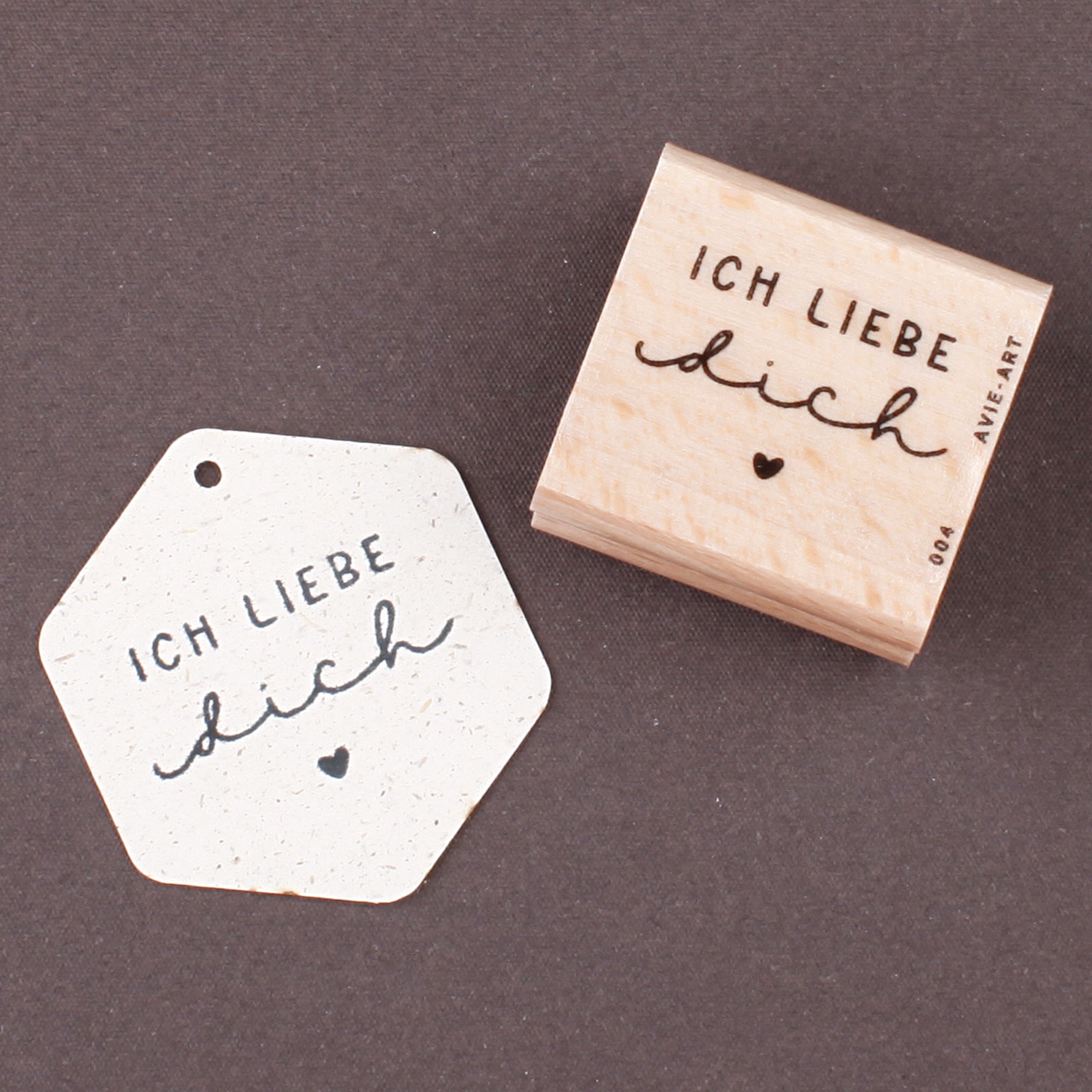 Stempel "Ich liebe dich"