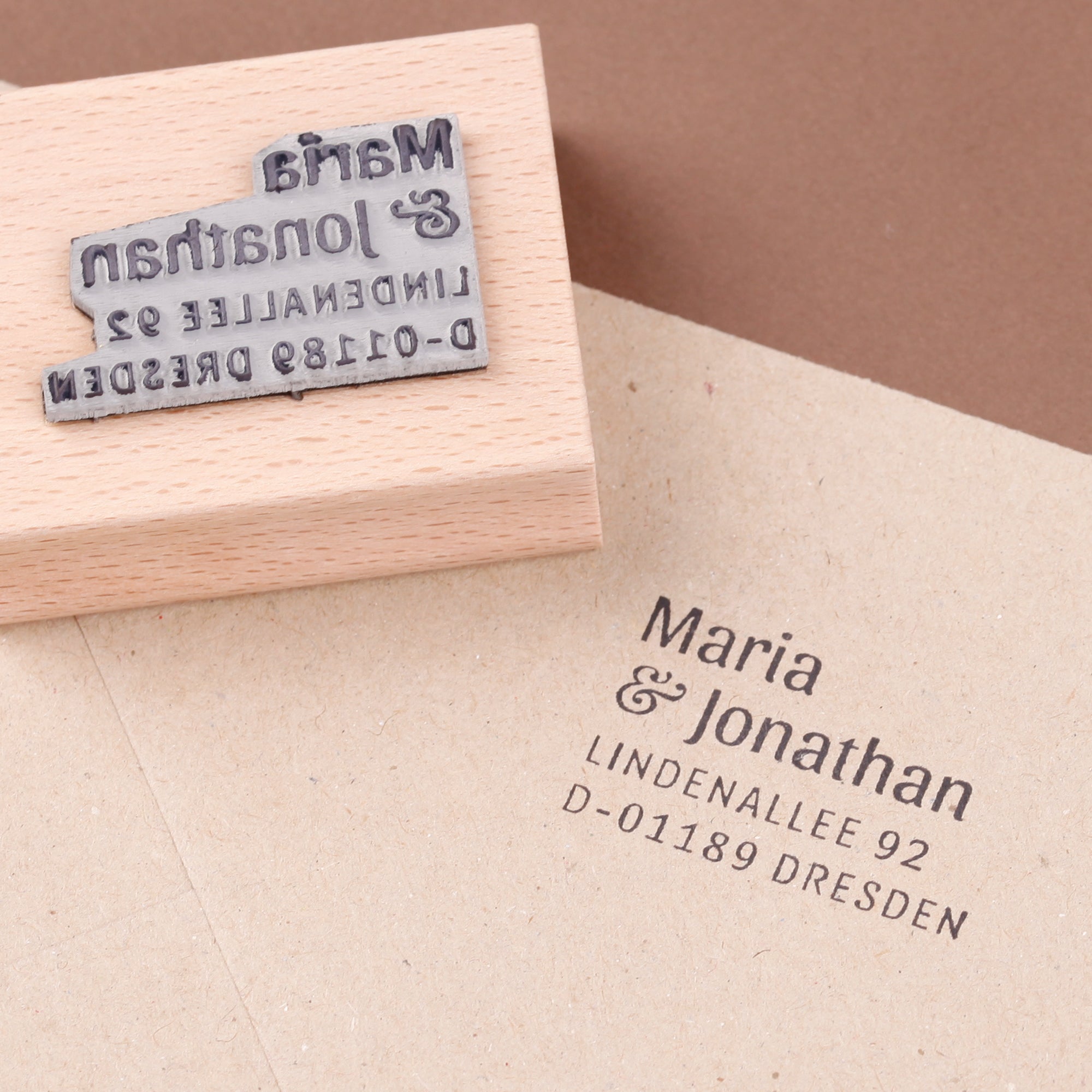 Personalisierter Stempel für Paare & Familien