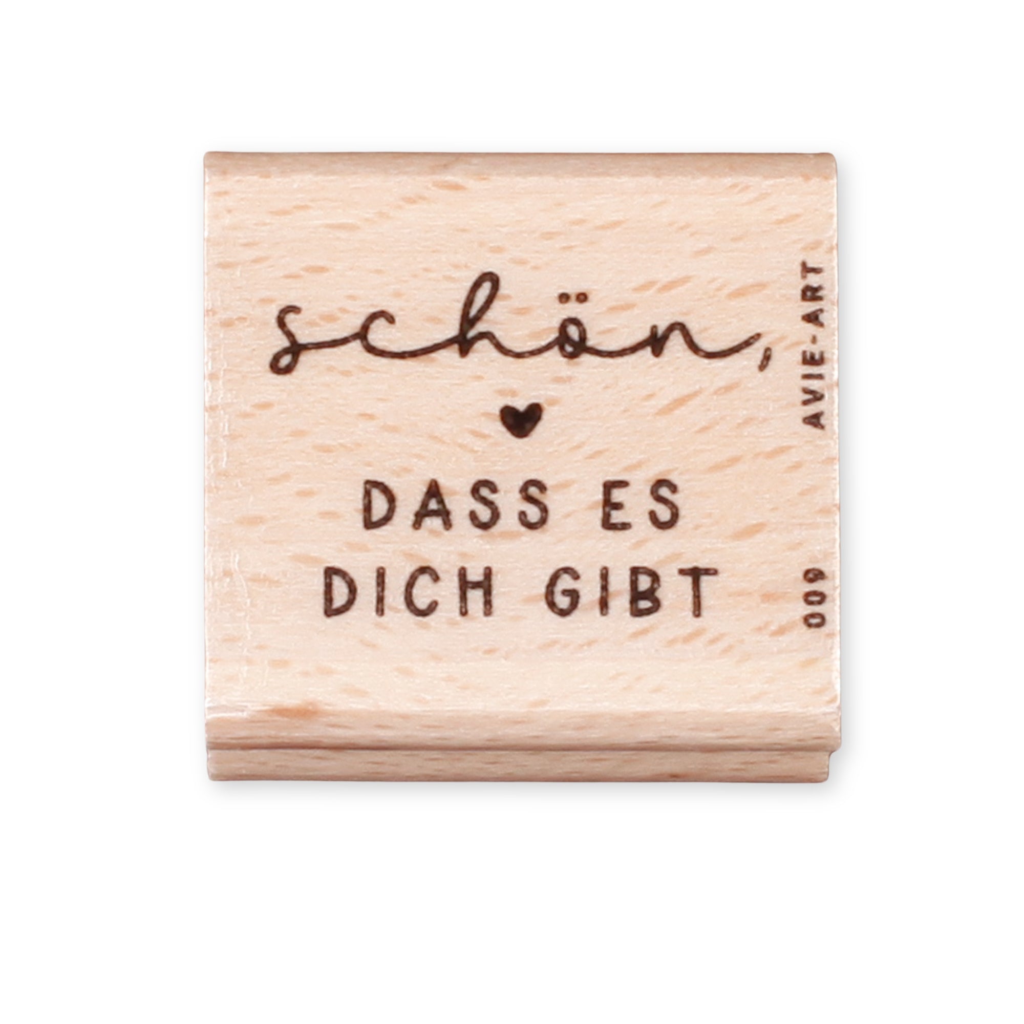 Stempel "Schön, dass es dich gibt"