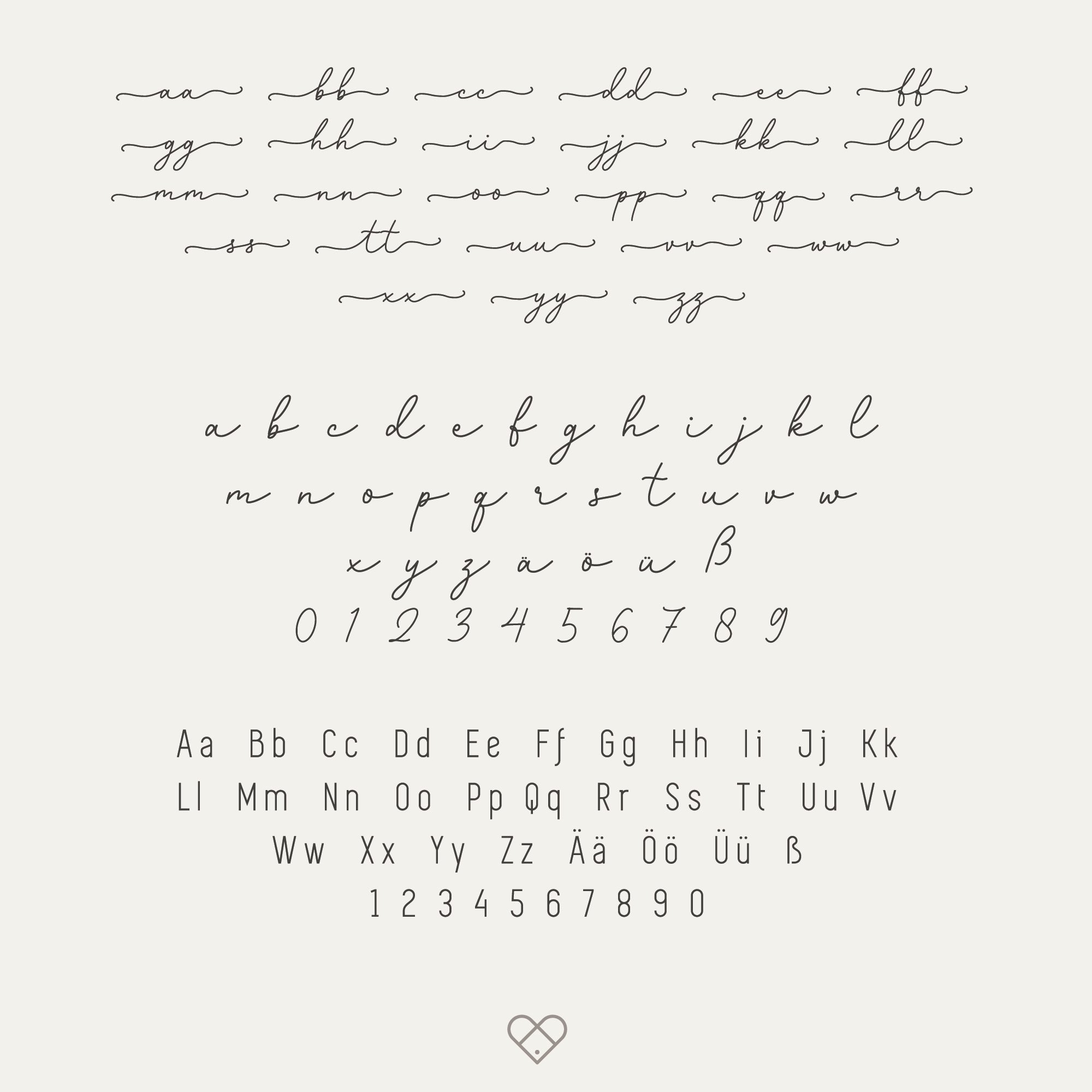 runde Adressaufkleber mit Schreibschrift