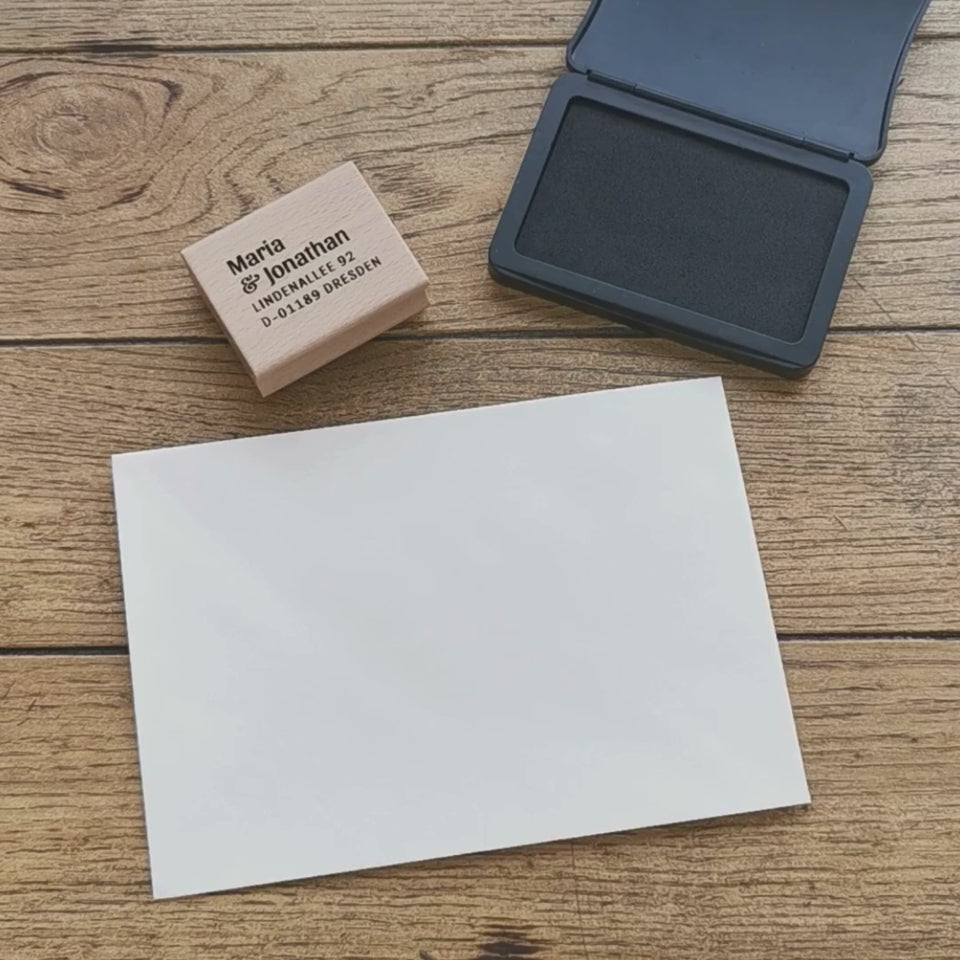 Personalisierter Stempel für Paare & Familien