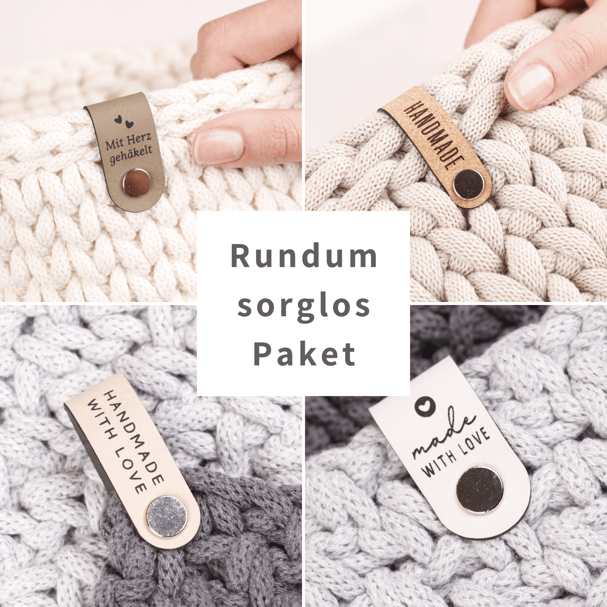 Label aus Kunstleder - 70-teiliges Starter-Set
