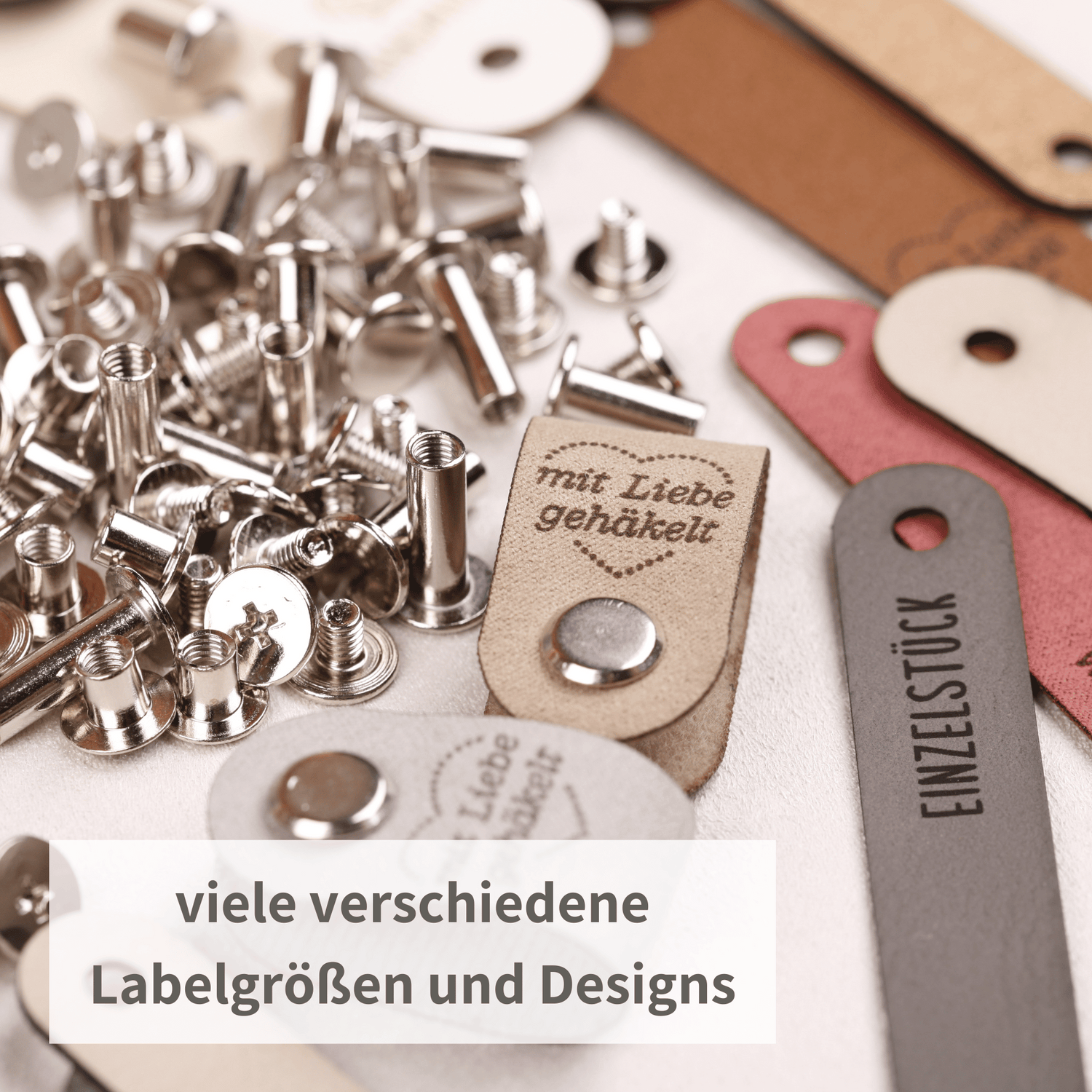 Label aus Kunstleder - 70-teiliges Starter-Set