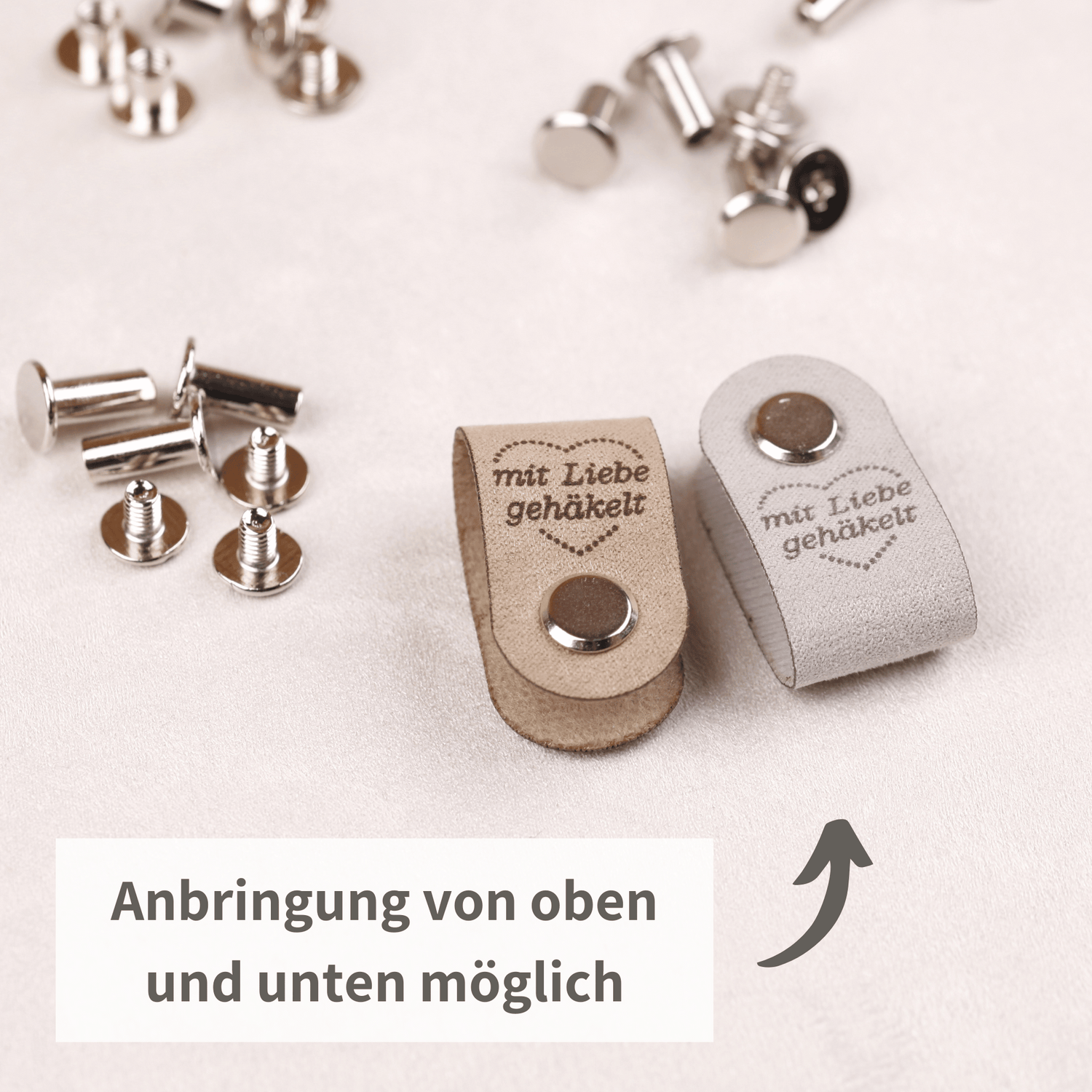 Label aus Kunstleder - 70-teiliges Starter-Set