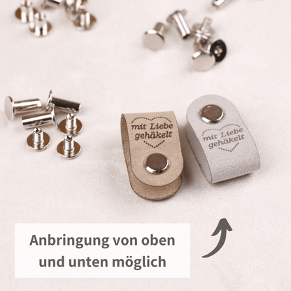 Label aus Kunstleder - 70-teiliges Starter-Set