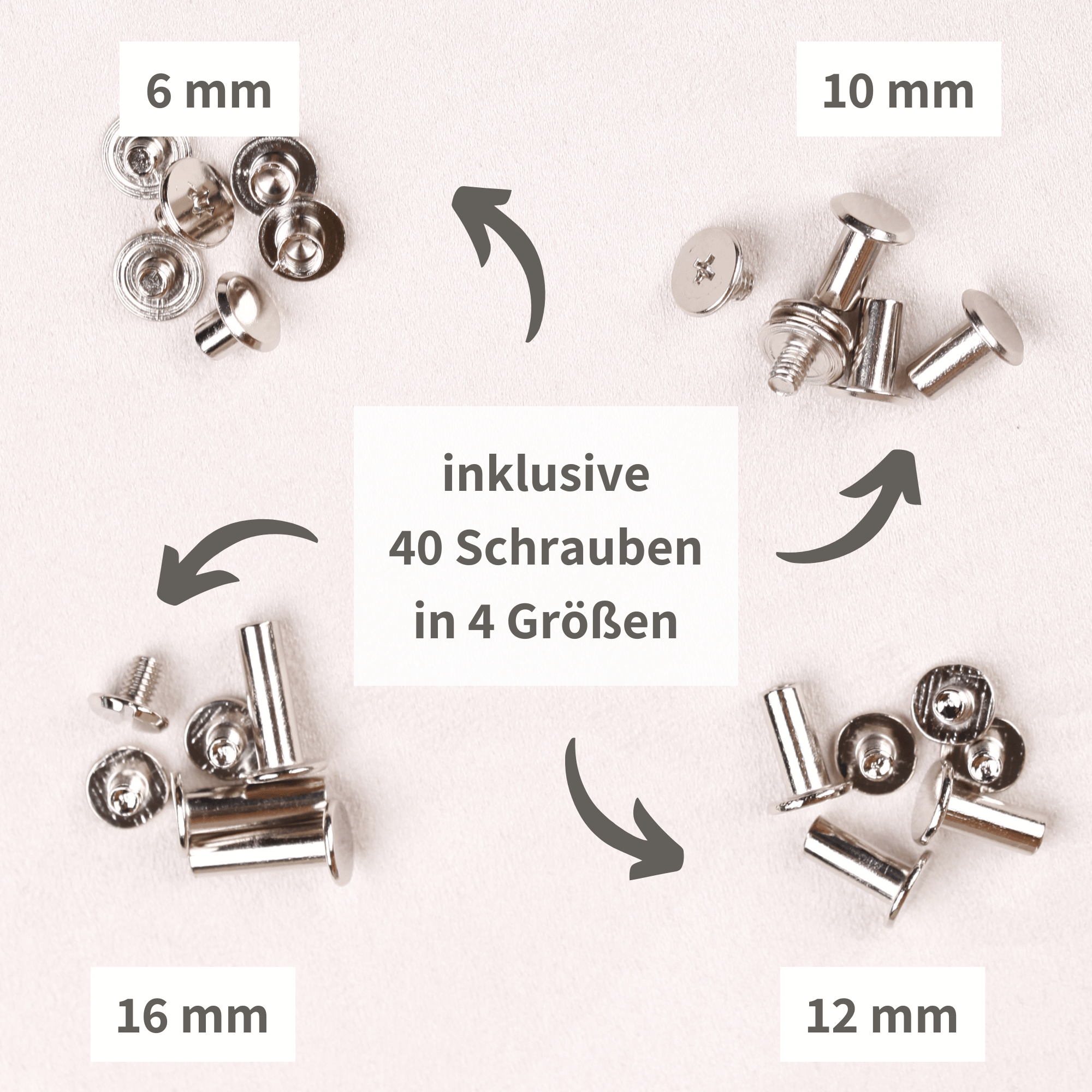 Label aus Kunstleder - 70-teiliges Starter-Set