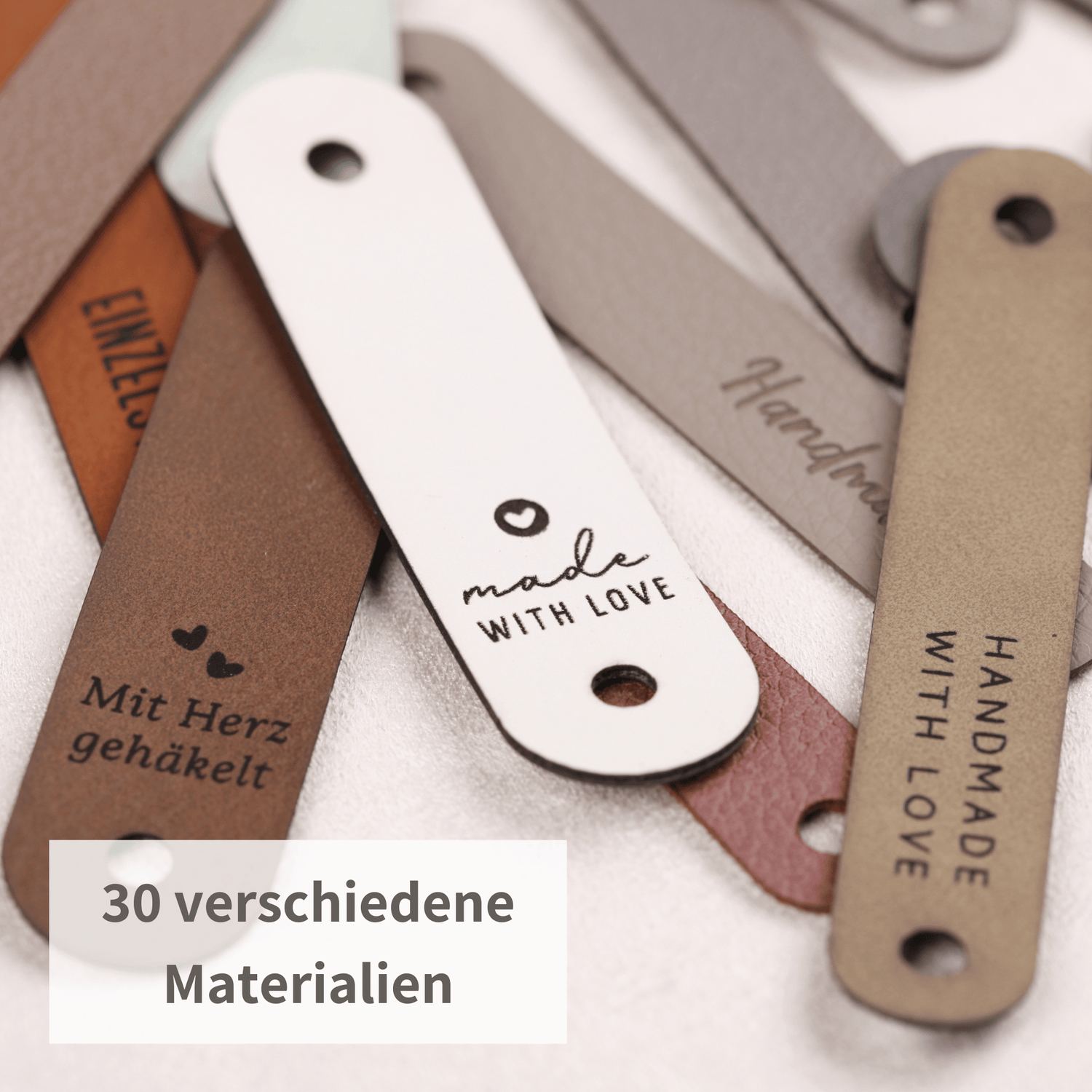 Label aus Kunstleder - 70-teiliges Starter-Set