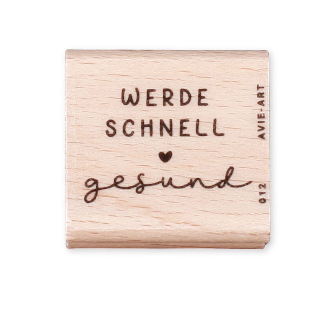 Stempel &quot;Werde schnell gesund&quot;