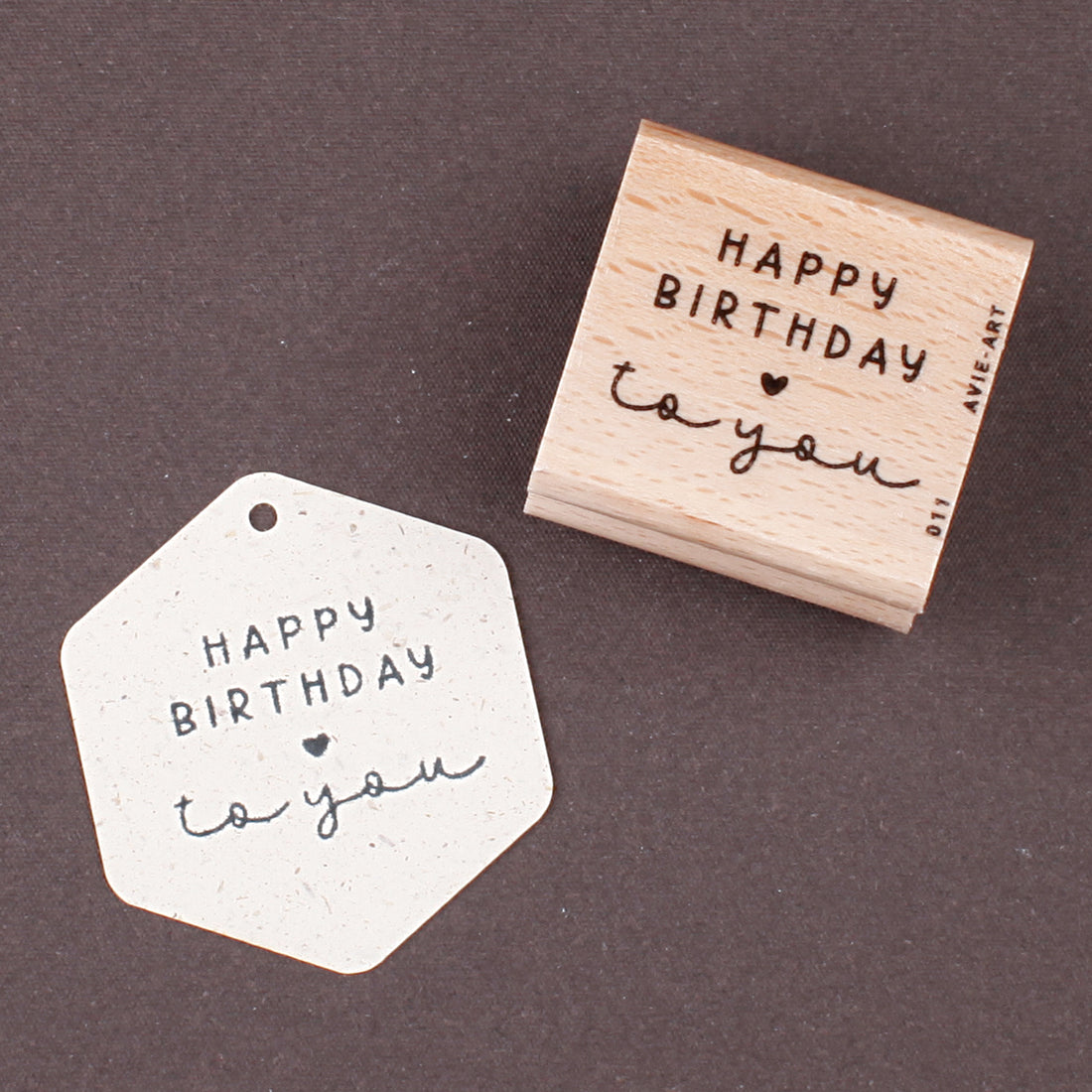 Stempel &quot;Happy Birthday to you&quot;