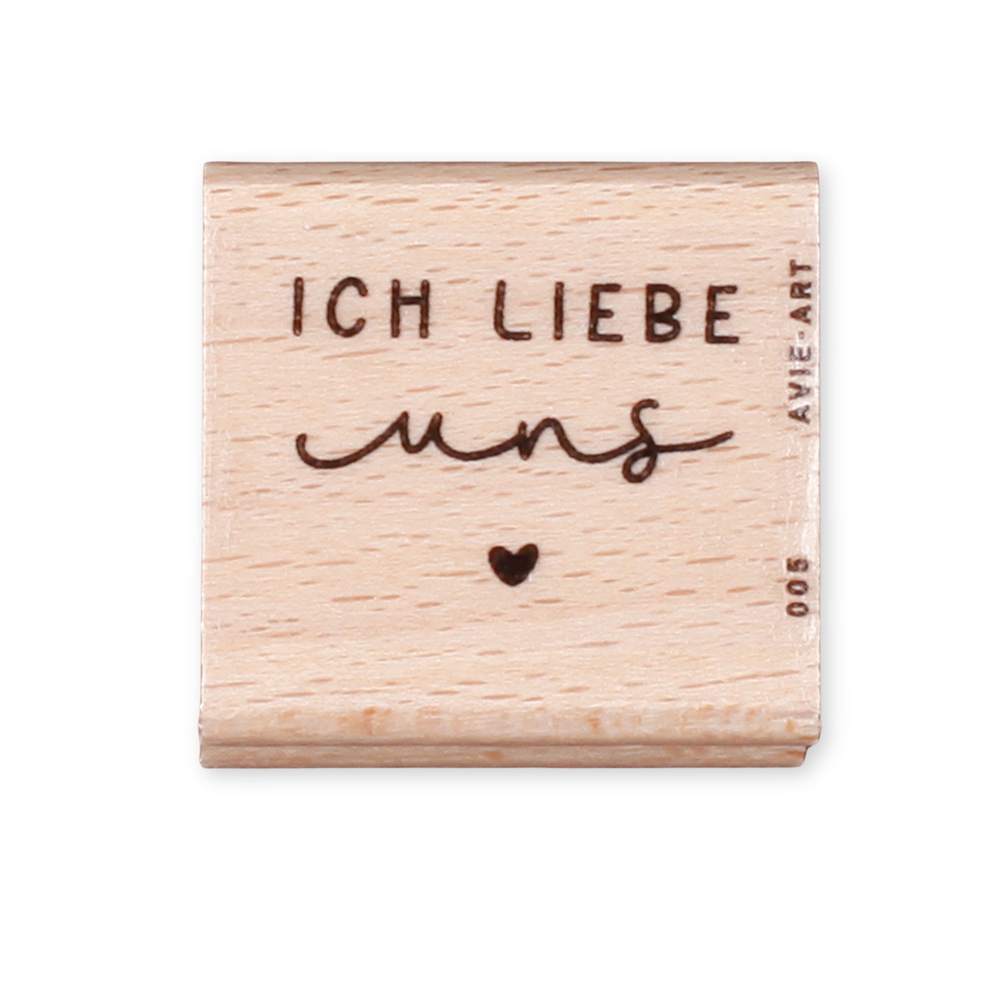 Stempel &quot;Ich liebe uns&quot;