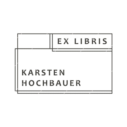 Exlibris-Stempel modern