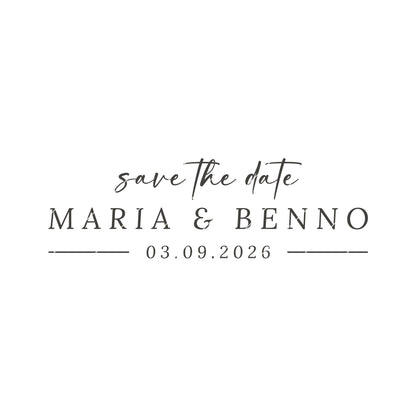 Stempel Hochzeit save the date