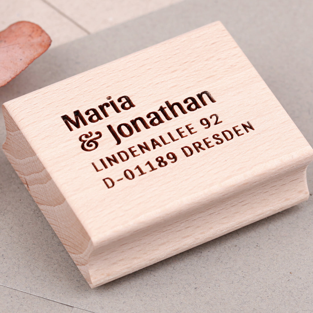 Personalisierter Stempel für Paare & Familien