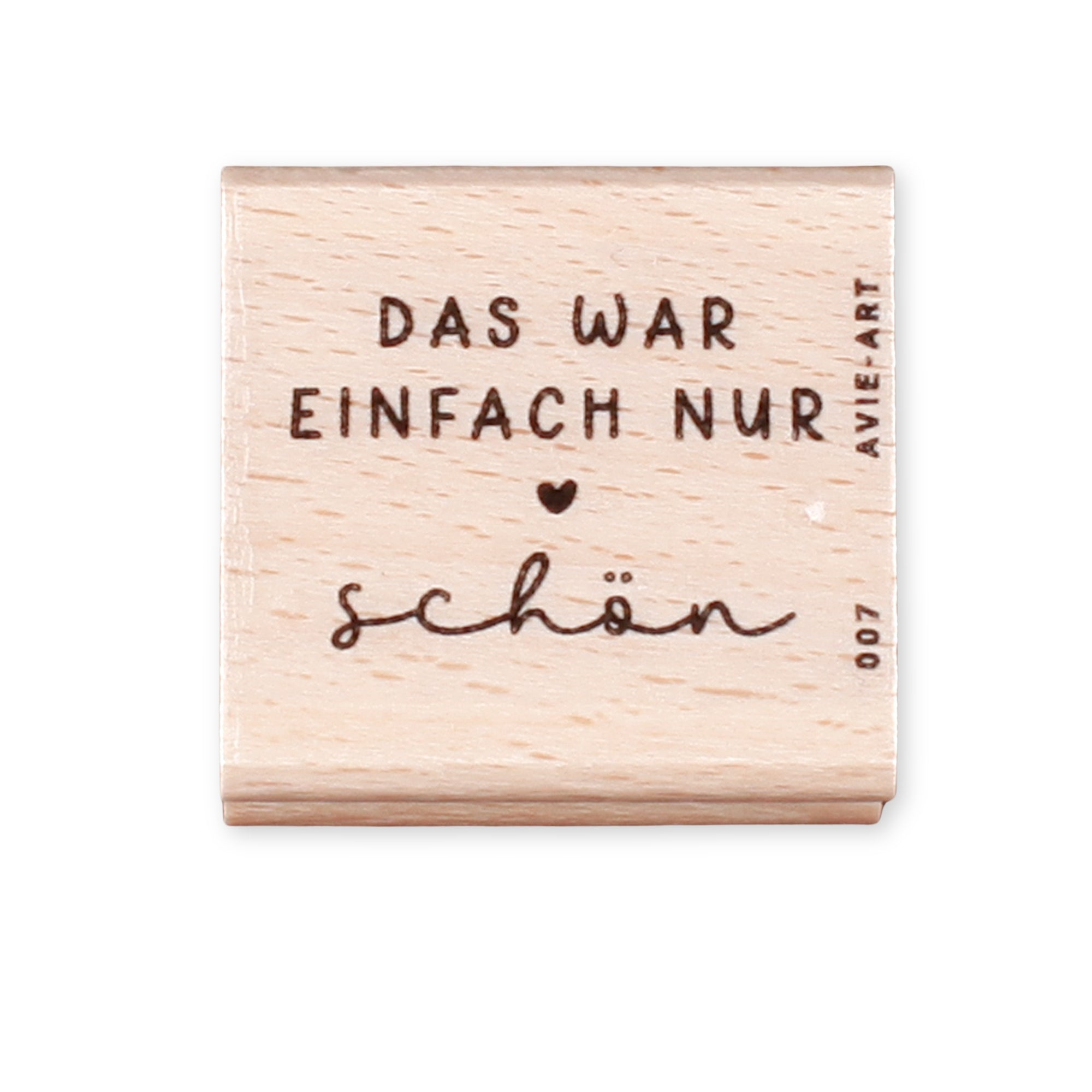 Stempel &quot;Das war einfach nur schön&quot;