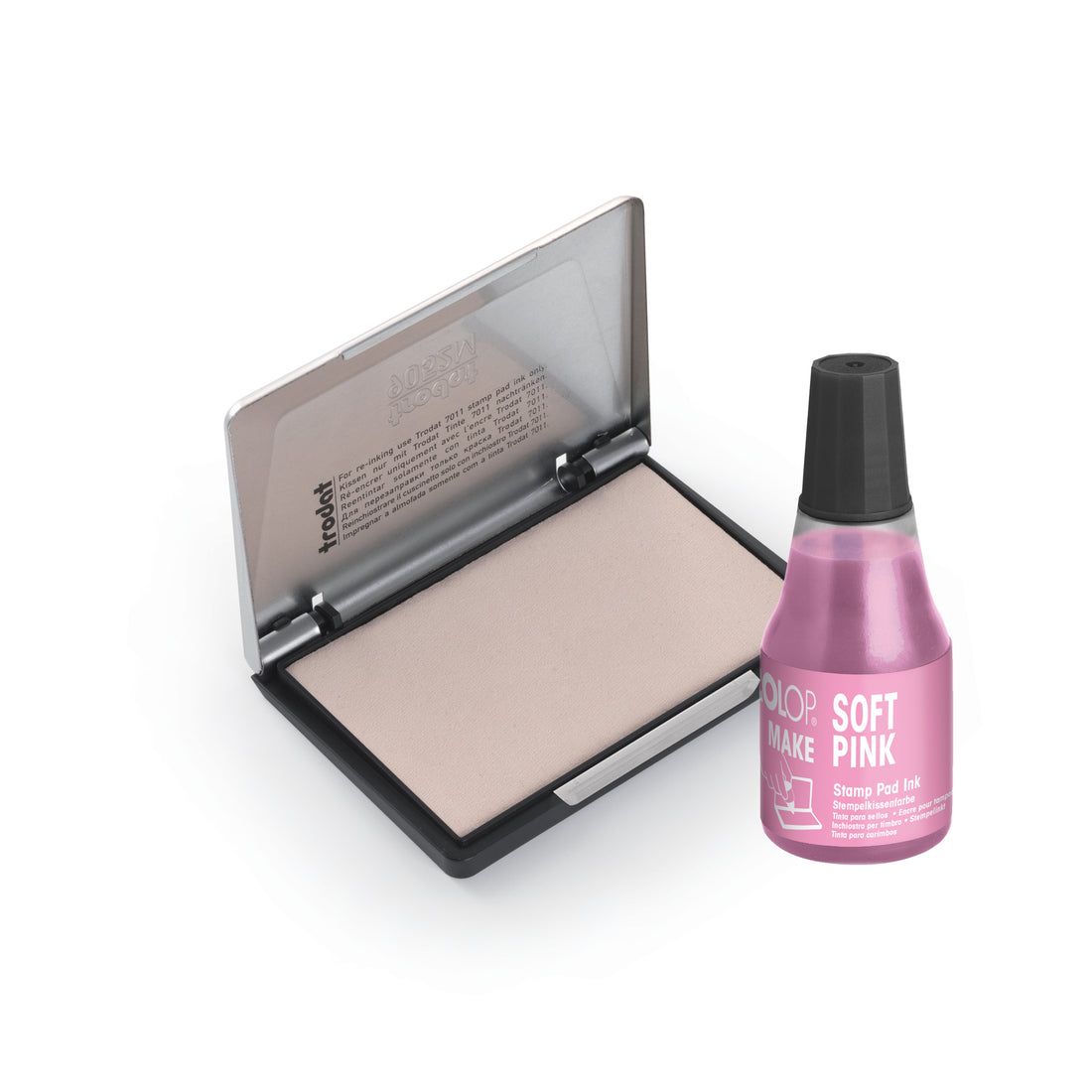 Trodat Metall Stempelkissen - Soft Pink