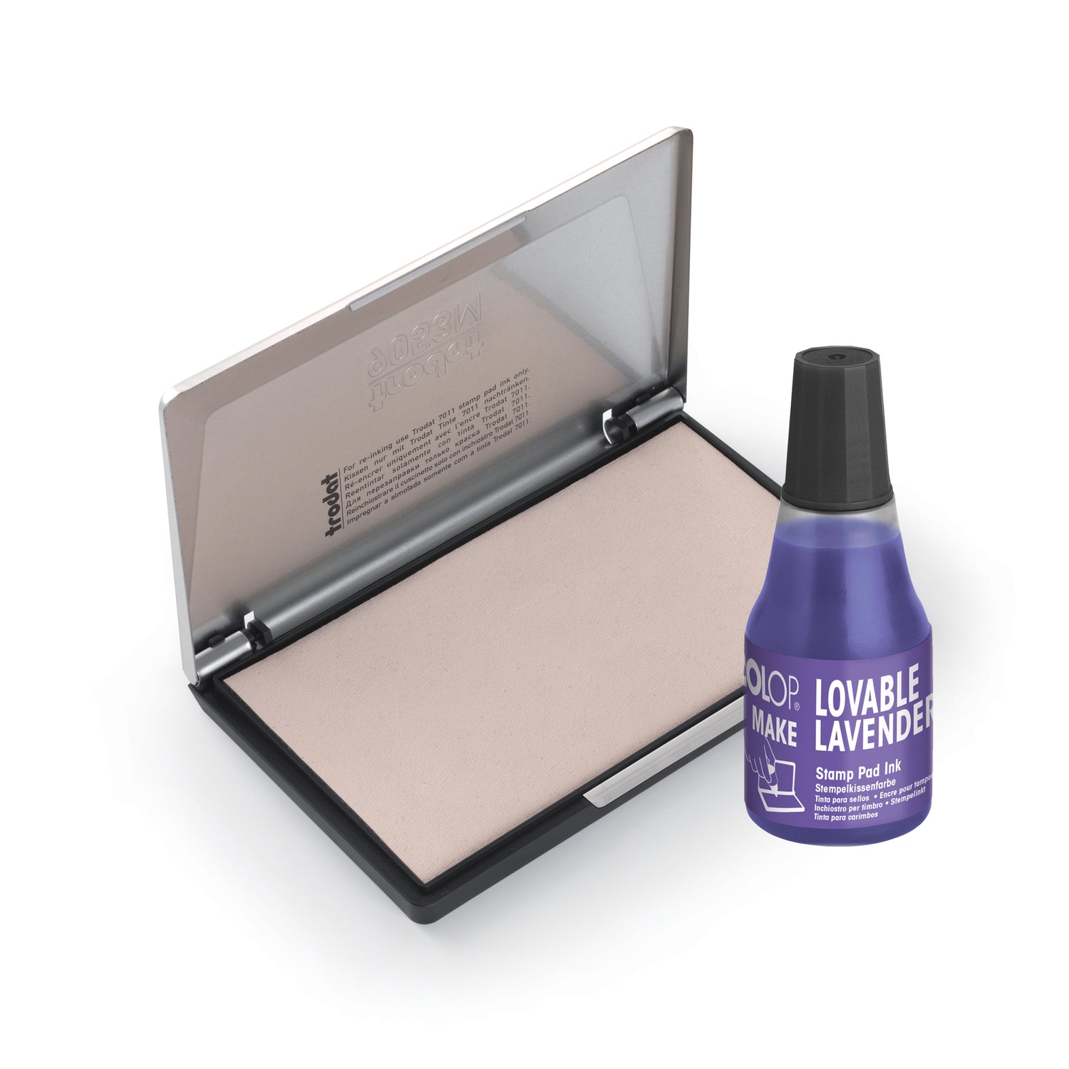 Trodat Metall Stempelkissen - Lovable Lavender