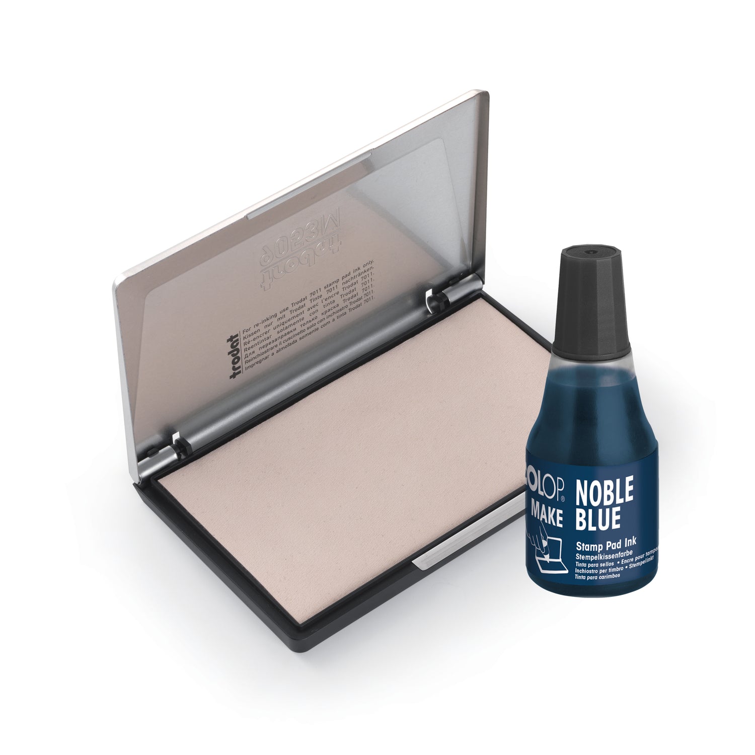 Trodat Metall Stempelkissen - Noble Blue