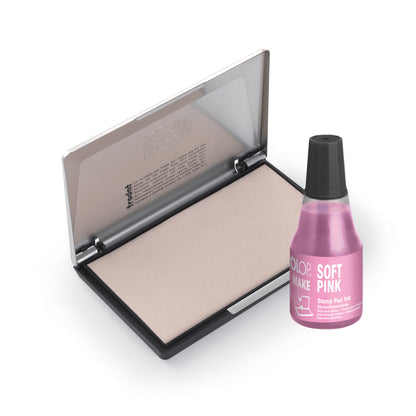 Trodat Metall Stempelkissen - Soft Pink