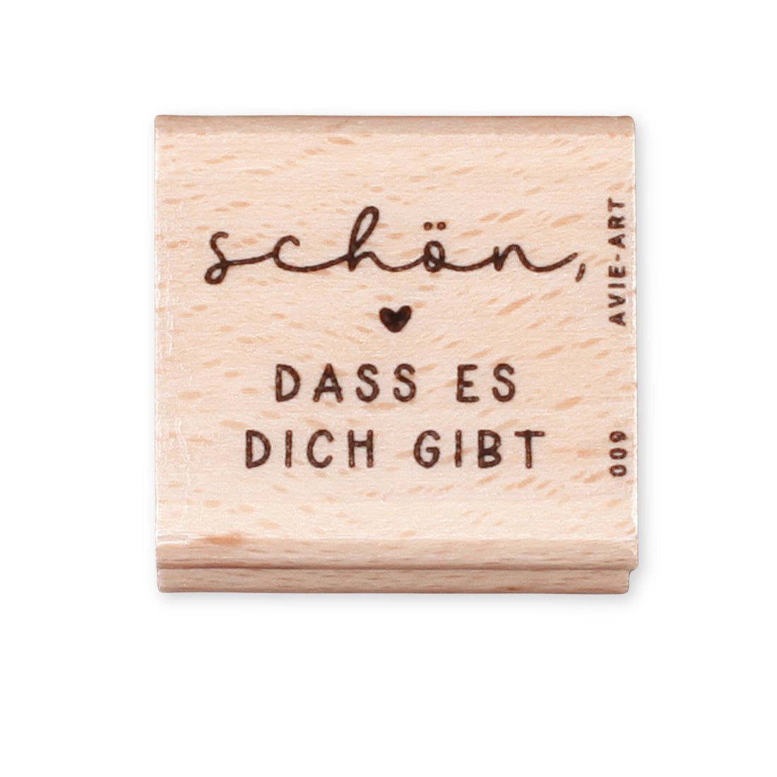 Stempel &quot;Schön, dass es dich gibt&quot;