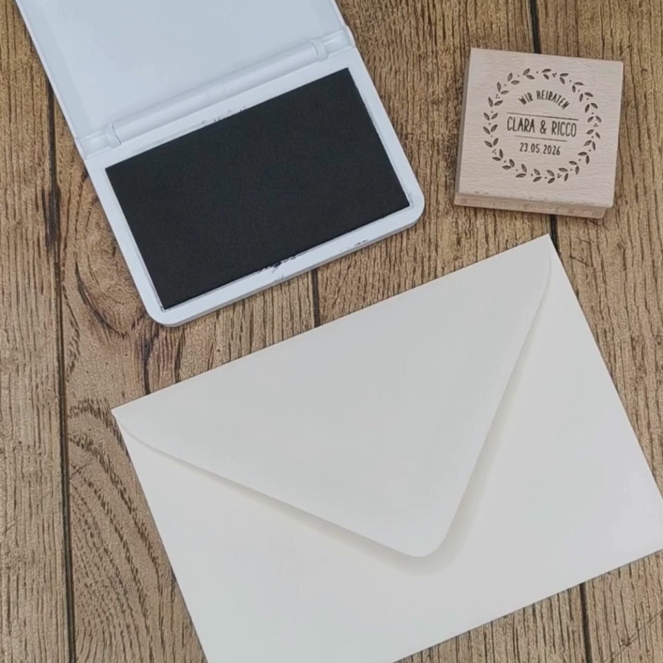 Stempel für Hochzeit Ranke