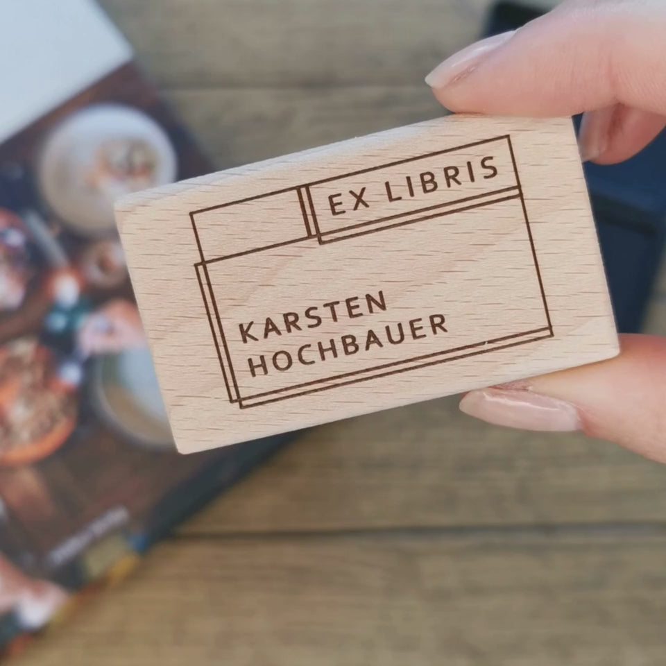 Exlibris-Stempel modern