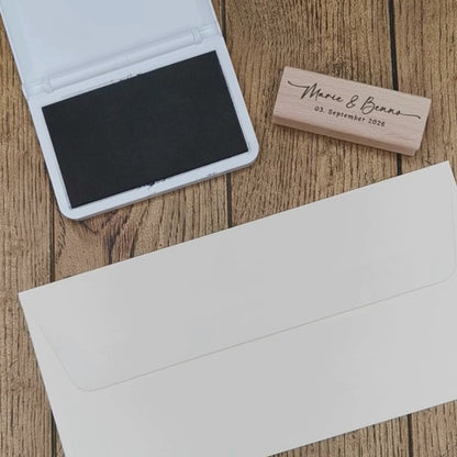 Stempel Hochzeit Vornamen einzeilig