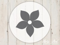 kleiner Motivstempel mit Blume - Blumenmotiv