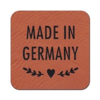 Kunstleder Label "made in Germany" - personalisierbar