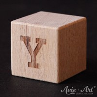 Holzwürfel graviert Y